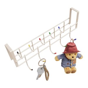 Over-the-door Hook Rack – Space Saving Door Hanger Organizer for Home & Bathroom