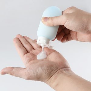 4pcs Travel Bottle Set 60ml – Refillable Soft Silicone Squeeze Tubes for Shampoo, Lotion & Cosmetics