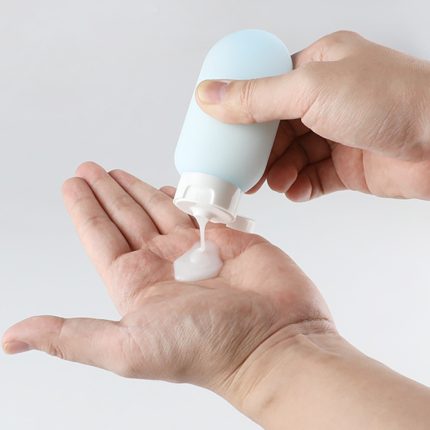 4pcs Travel Bottle Set 60ml – Refillable Soft Silicone Squeeze Tubes for Shampoo, Lotion & Cosmetics