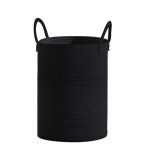 Cotton Rope Basket – Large Woven Storage Basket with Handles (50cm x 38cm)