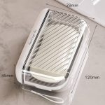 Portable Travel Soap Dish Holder – Leak-Proof, Compact Soap Case with Drain Tray