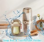 Portable Travel Soap Box and Toothbrush Holder Set – Compact, Hygienic Travel Kit
