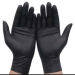 Food Grade Disposable Black Kitchen Gloves 100pcs – Durable & Hygienic Food Handling Gloves