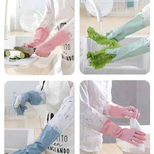 Long Silicon Waterproof Kitchen Gloves