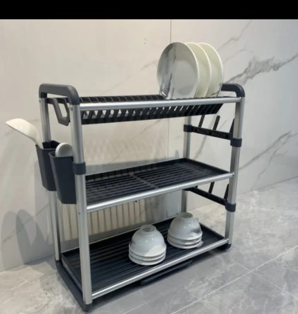 Premium Quality 3Tier Aluminium Dish Drainer