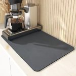 Super Absorbent Non-Slip Dish Drying Mat (Diatom Mud Rubber 40×50cm)