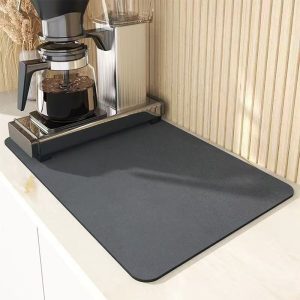 Super Absorbent Non-Slip Dish Drying Mat (Diatom Mud Rubber 40×50cm)
