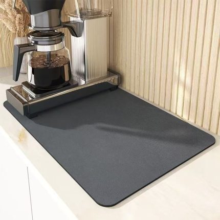 Super Absorbent Non-Slip Dish Drying Mat (Diatom Mud Rubber 40×50cm)