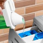 Acrylic Laundry Detergent Storage Container – Airtight Laundry Organizer with Measuring Cup