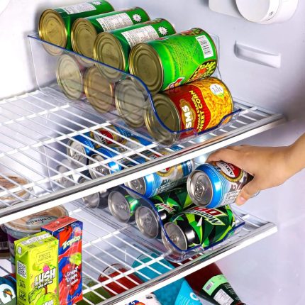 Premium Quality Fridge Can Organizer – Space Saving Storage Rack for Bottles & Drinks