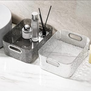 Multi-Purpose Transparent Cosmetic Organizer for Bathroom & Dressing Table