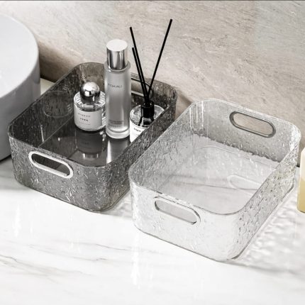 Multi-Purpose Transparent Cosmetic Organizer for Bathroom & Dressing Table