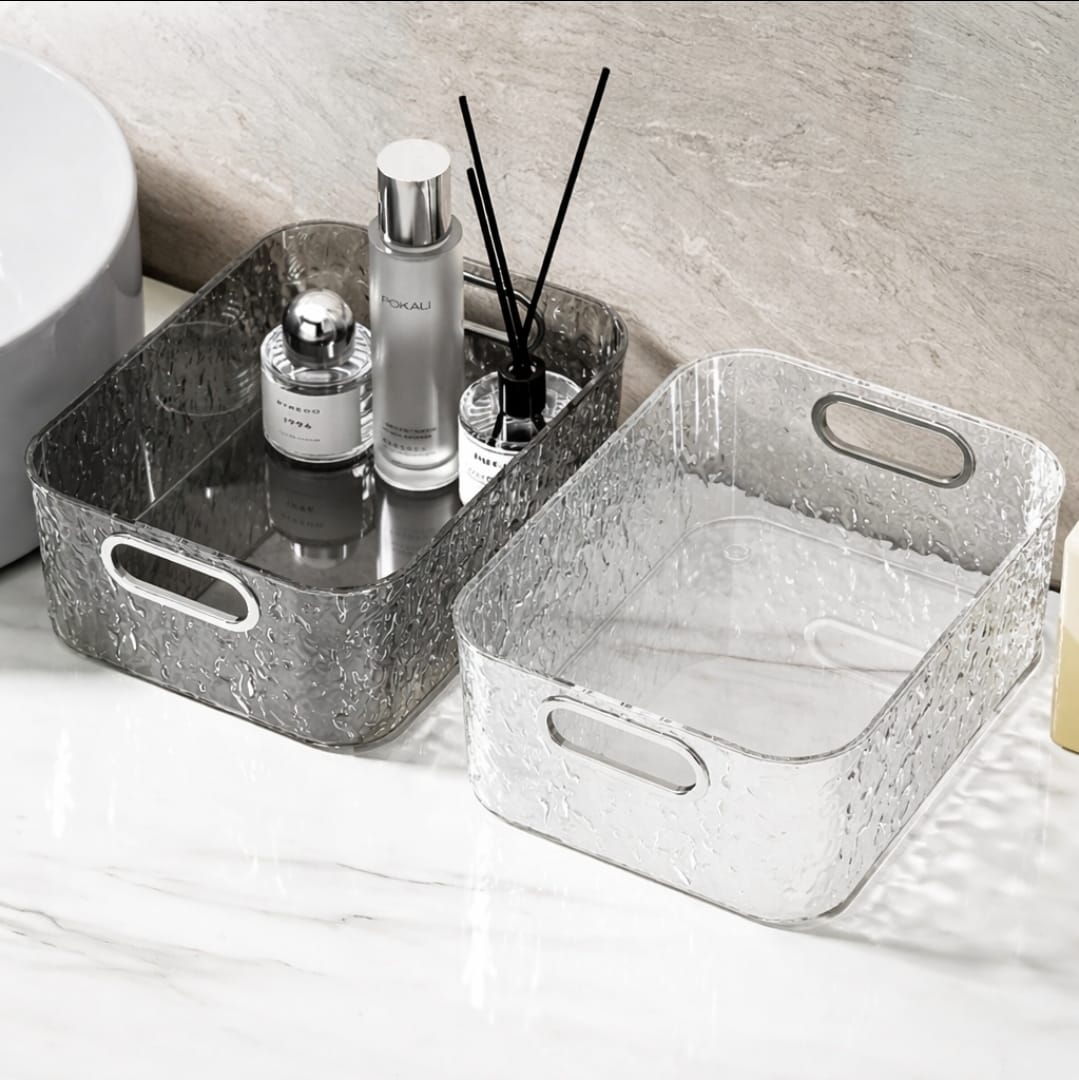 Multi-Purpose Transparent Cosmetic Organizer for Bathroom & Dressing Table Multi-Purpose Transparent Cosmetic Organizer for Bathroom & Dressing Table
