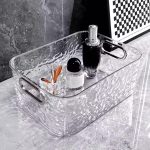 Multi-Purpose Transparent Cosmetic Organizer for Bathroom & Dressing Table
