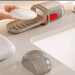 Portable Travel Soap Holder with Soap Case – Leak-Proof Bathroom Travel Container