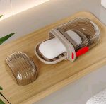 Portable Travel Soap Holder with Soap Case – Leak-Proof Bathroom Travel Container