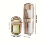 Portable Travel Soap Box And Toothbrush Holder Set – Leak-Proof Hygiene Organizer for Travel