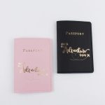 High Quality Trendy PU Leather Passport Cover Holder