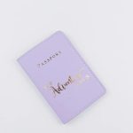 High Quality Trendy PU Leather Passport Cover Holder