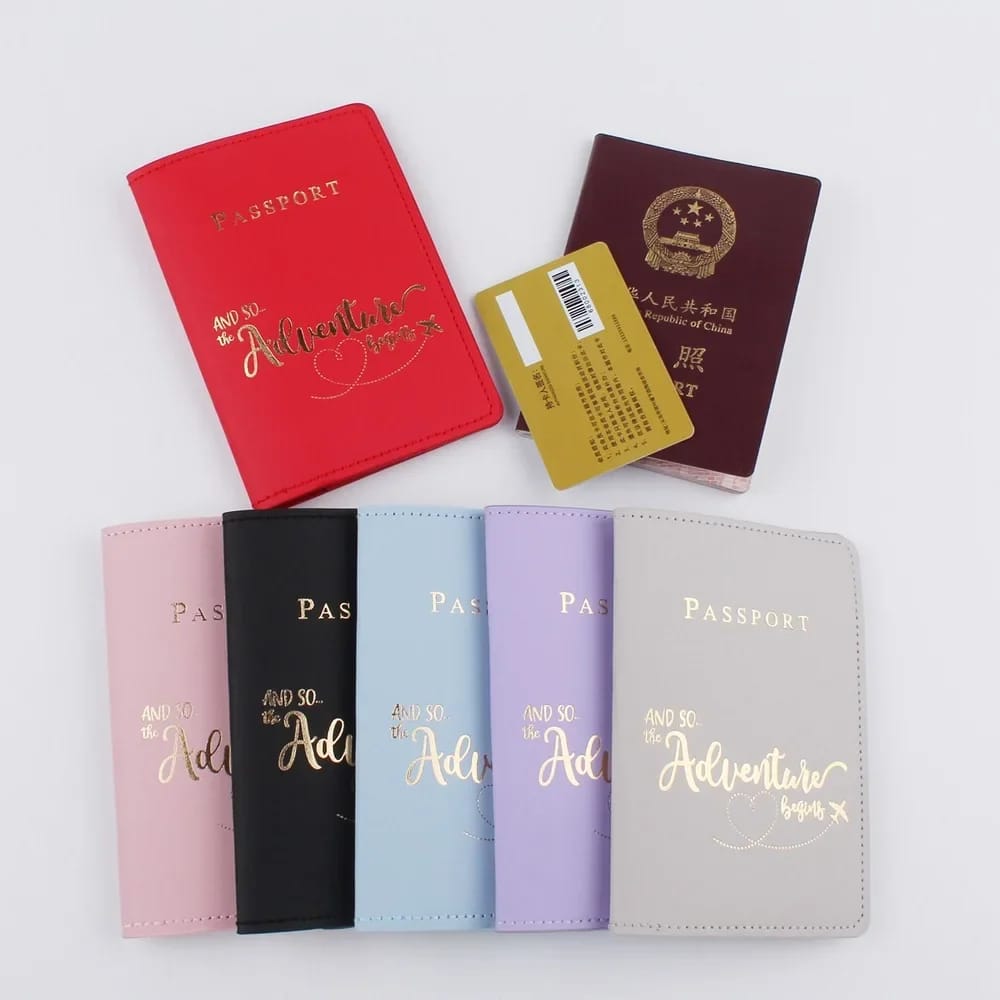 High Quality Trendy PU Leather Passport Cover Holder High Quality Trendy PU Leather Passport Cover Holder