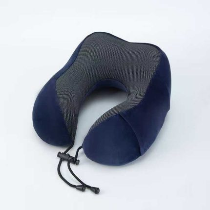 Premium Travel Neck Pillow – Memory Foam Support with Phone Pocket