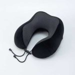 Premium Travel Neck Pillow – Memory Foam Support with Phone Pocket