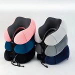 Premium Travel Neck Pillow – Memory Foam Support with Phone Pocket