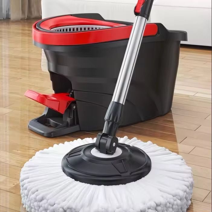 Pedal Spin Mop & Bucket Set – 360° Microfiber Hands-Free Cleaning System