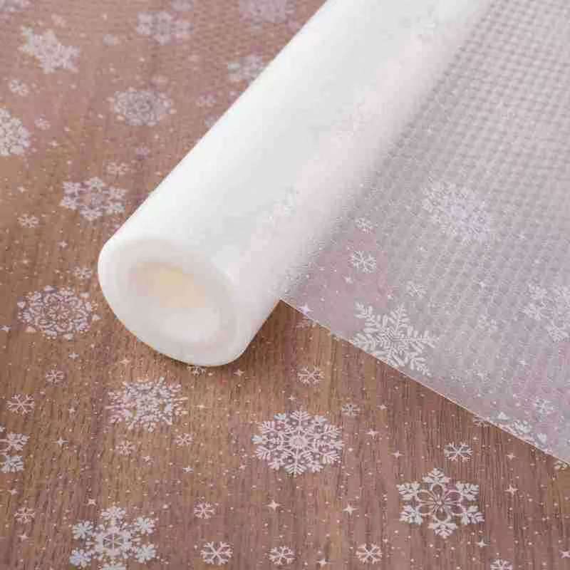 Snow Flakes Pattern Kitchen Drawer Liners Oil Proof Moisture Cupboard Shelf Liner Mat 45x500cm Snow Flakes Pattern Kitchen Drawer Liners Oil Proof Moisture Cupboard Shelf Liner Mat 45x500cm