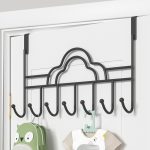 7 Hook Heavy Duty Over The Door Hanger Rack – Carbon Steel Clothes Organizer