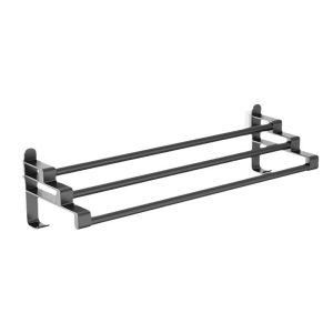Self-Adhesive Towel Bar – No Drill, Rustproof Bathroom Towel Holder