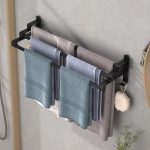 Self-Adhesive Towel Bar – No Drill, Rustproof Bathroom Towel Holder