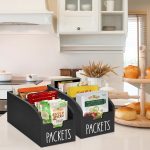 Wooden Tea Bag /Coffee Storage Box – Multipurpose Kitchen & Desk Organizer