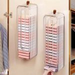 Wall Mounted Underwear & Socks Organizer – Space Saving Storage Box for Wardrobes