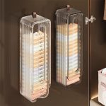 Wall Mounted Underwear & Socks Organizer – Space Saving Storage Box for Wardrobes