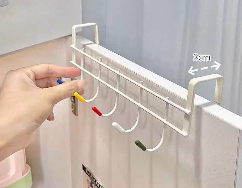 Over-the-door Hook Rack – Space Saving Door Hanger Organizer for Home & Bathroom