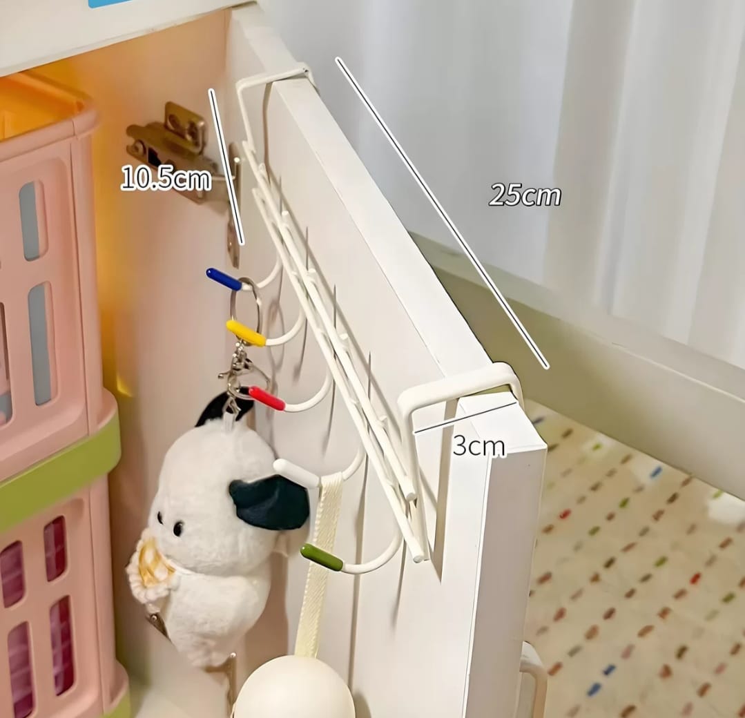 Over-the-door Hook Rack – Space Saving Door Hanger Organizer for Home & Bathroom