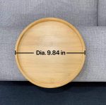 Bamboo Multifunctional Portable Tray | Foldable Sofa Armrest Snack & Drink Table