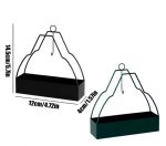 Nordic Style Anti-Scald Mosquito Coil Holder with Tray – Black
