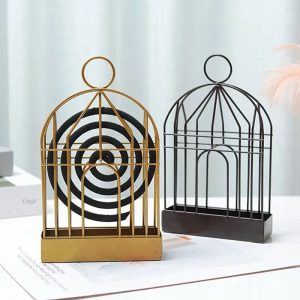 Anti-Scald Mosquito Coil Holder with Tray – Safe Indoor Mosquito Repellent Stand