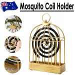 Anti-Scald Mosquito Coil Holder with Tray – Safe Indoor Mosquito Repellent Stand