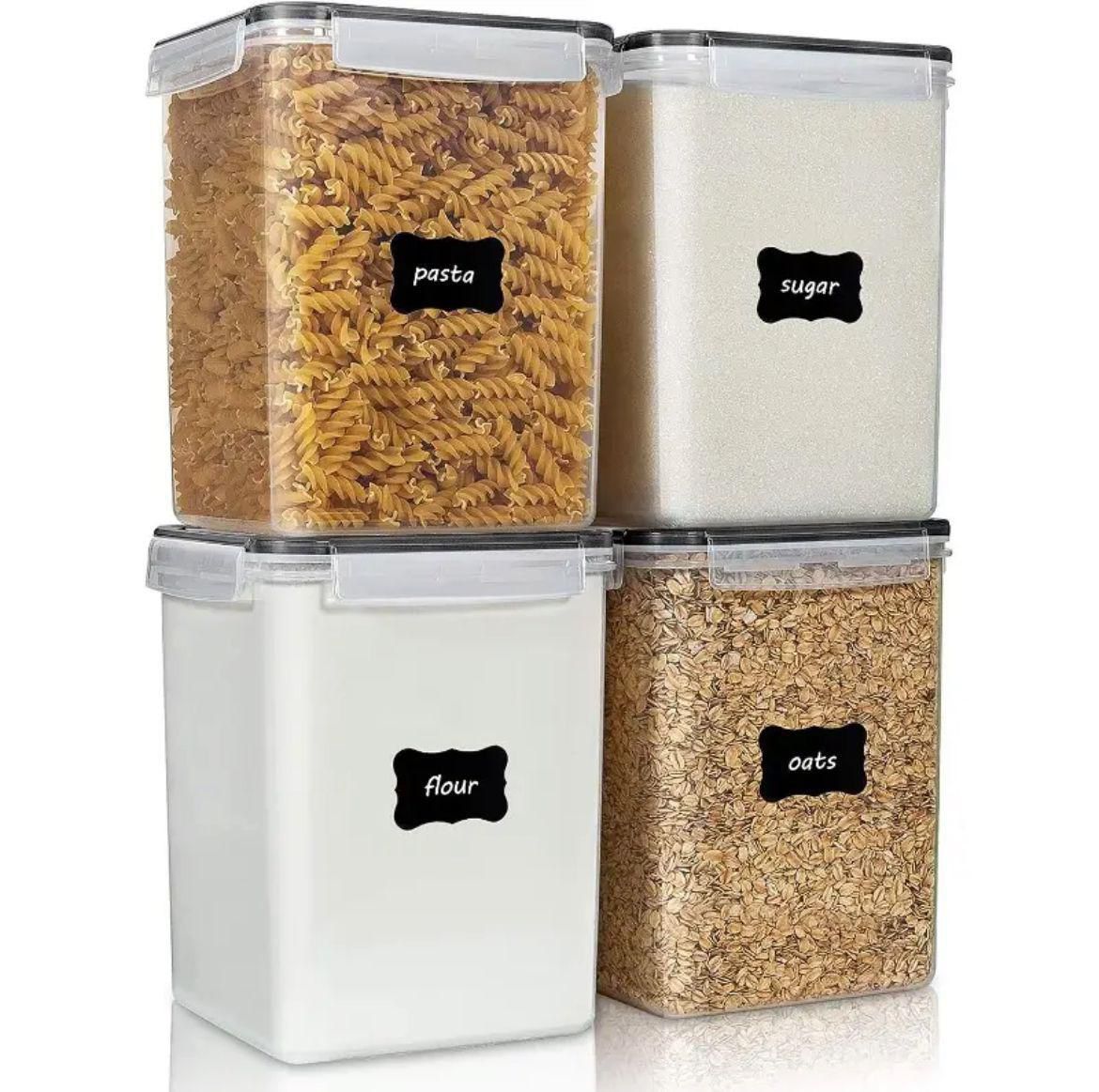 4pcs BPA-Free Airtight Food Storage Containers 5.2L – Kitchen Storage Set 4pcs BPA-Free Airtight Food Storage Containers 5.2L – Kitchen Storage Set