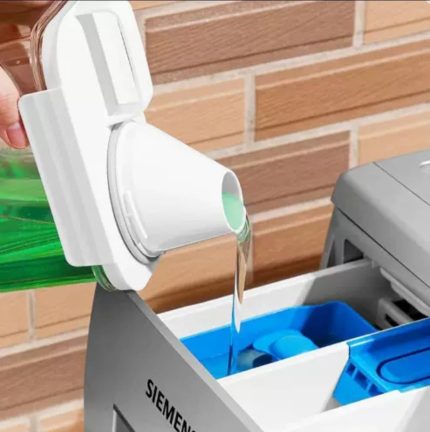 Acrylic Laundry Detergent Storage Container 1800ml Airtight with Measuring Cup