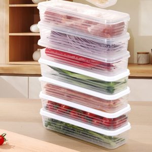 Refrigerator Herb Storage Boxes Kenya – Fresh Keeping Crisper Organizer with Lid
