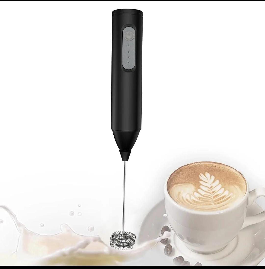 Milk Frother Handheld Coffee Blender & Egg Beater – Cordless Stainless Steel Mini Mixer - Image 4
