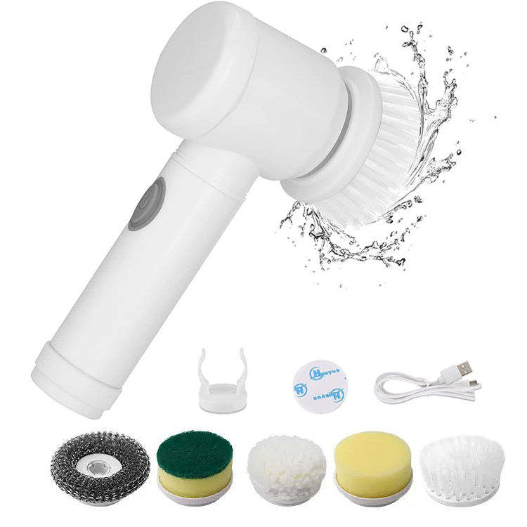 Rechargeable Cordless Magic Brush Electric Spin Scrubber for Bathroom, Tiles & Kitchen Cleaning