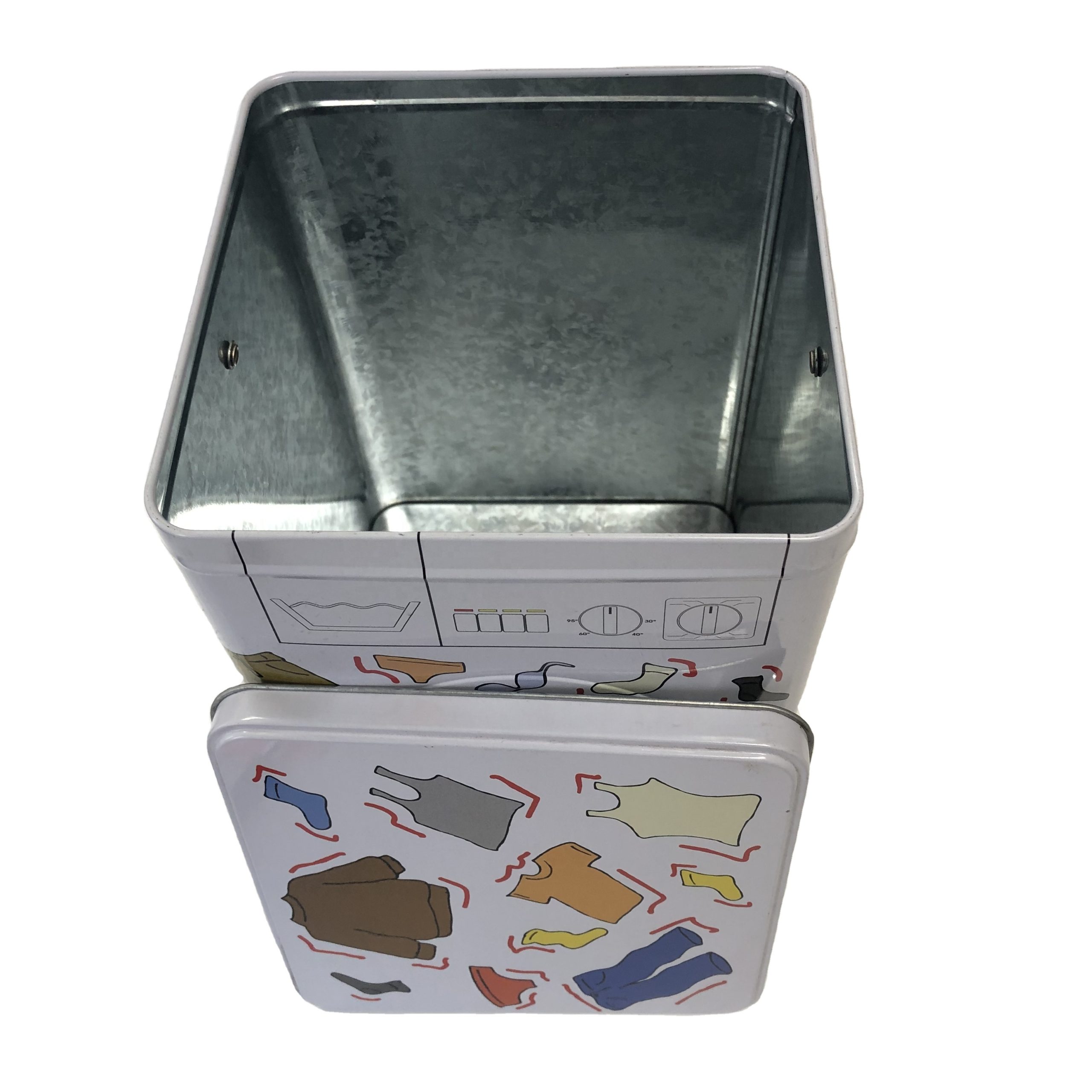 Washing Machine Shaped Laundry Container – Airtight Detergent Powder Storage Box & Laundry Detergent Canister