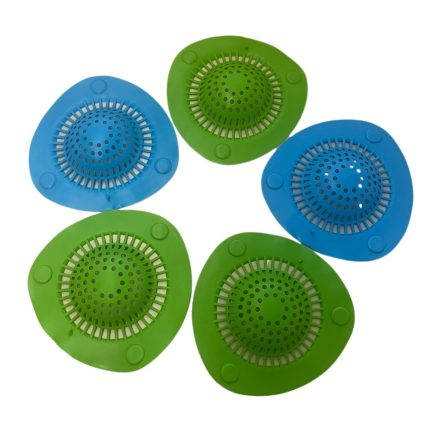 Shower Drain Hair Catcher Silicone Sink Strainer for Bathroom & Kitchen Drains