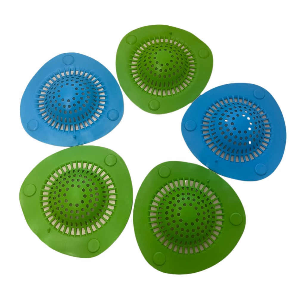 Shower Drain Hair Catcher Silicone Sink Strainer for Bathroom & Kitchen Drains Shower Drain Hair Catcher Silicone Sink Strainer for Bathroom & Kitchen Drains