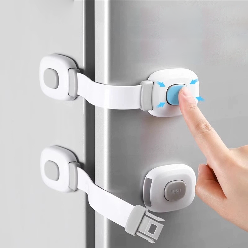 Safety Cabinet Child Locks Latches for Baby Proofing Drawers, Fridge & Toilet Doors Safety Cabinet Child Locks Latches for Baby Proofing Drawers, Fridge & Toilet Doors